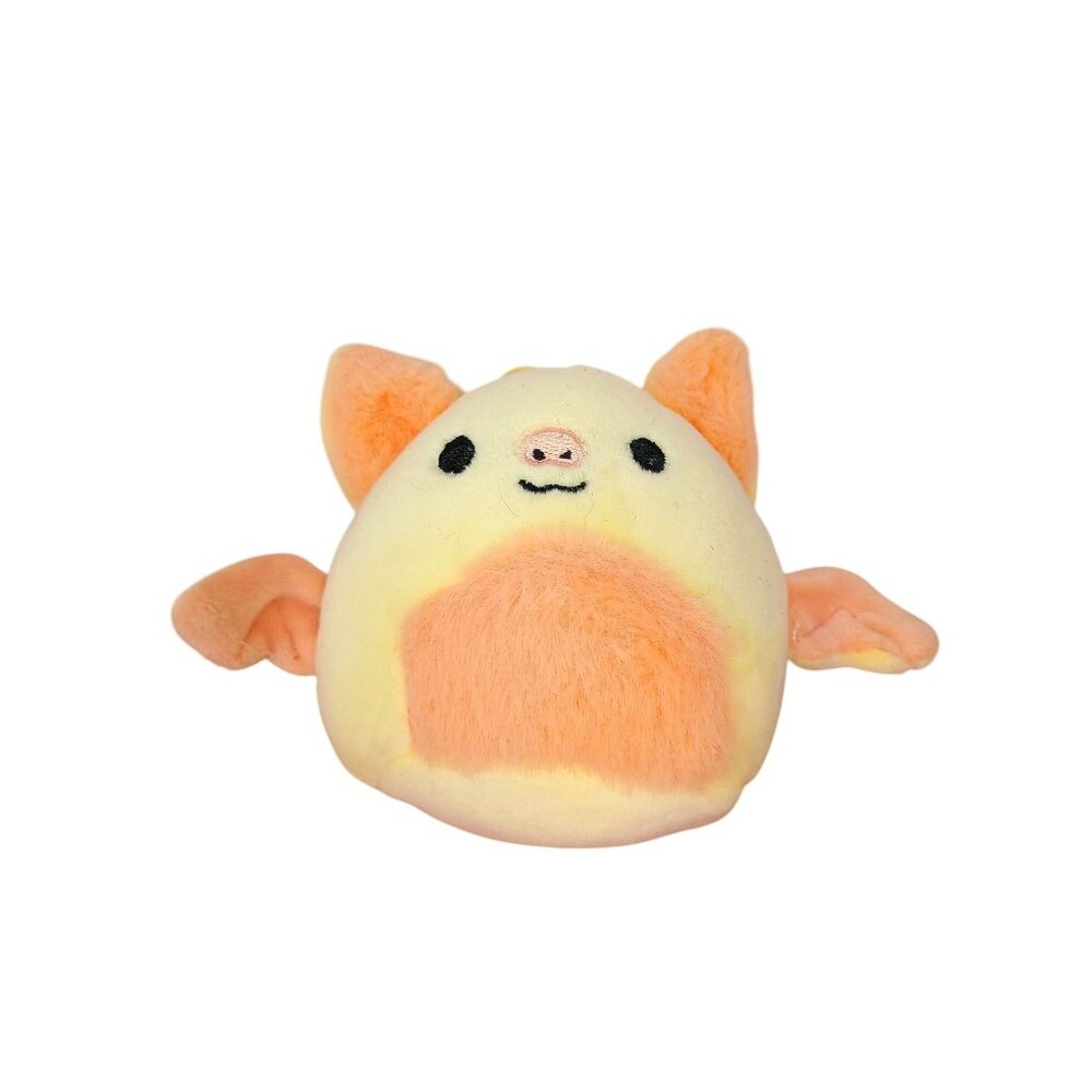 Meghan Squishmallow‎ 3.5" Keychain Clip Yellow Bat